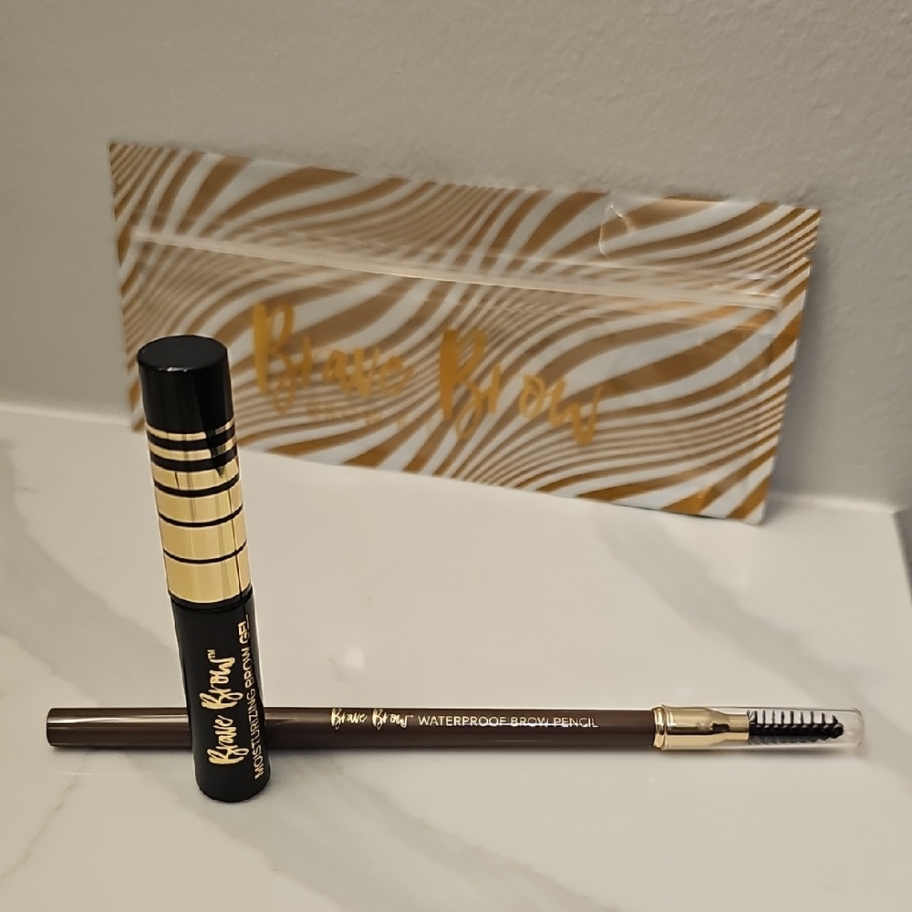 Belle Beauty (2) Pc. Brave Brow Kit In 'Soft Brown'. New & Sealed.